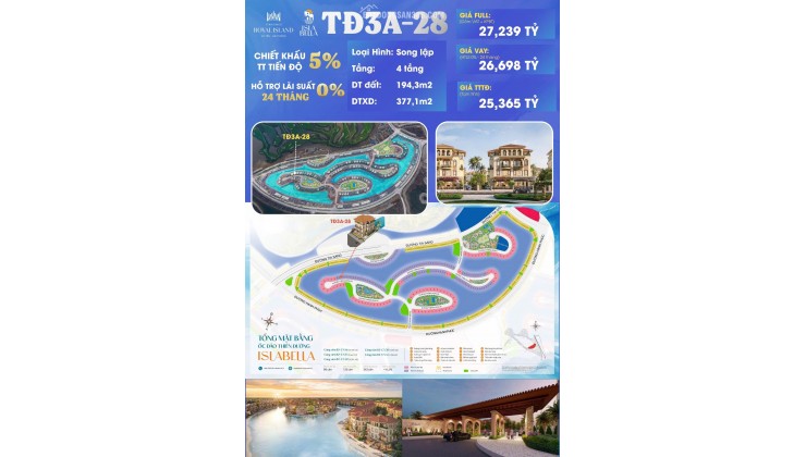 BIỆT THỰ SONG LẬP – PHÂN KHU THIÊN ĐƯỜNG, VINHOMES ROYAL ISLAND VŨ YÊN – HẢI PHÒNG